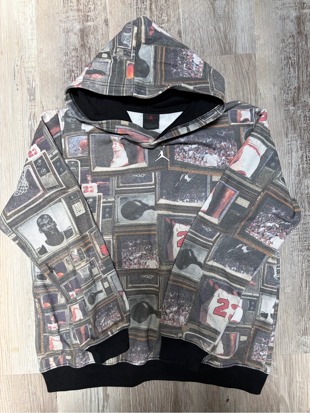 Jordan Kids Brooklyn Printed Fleece Hoodie